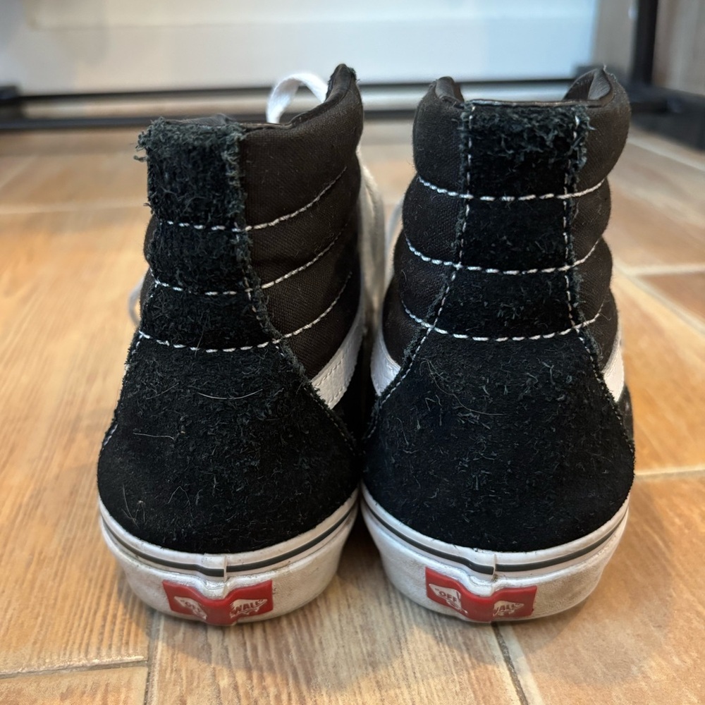 Vans Black and White High-Top Sneakers - Picture 2 of 3
